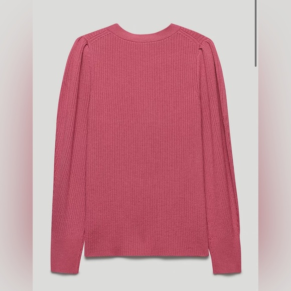 Aritzia Wilfred pink cardigan sweater - Picture 2 of 5